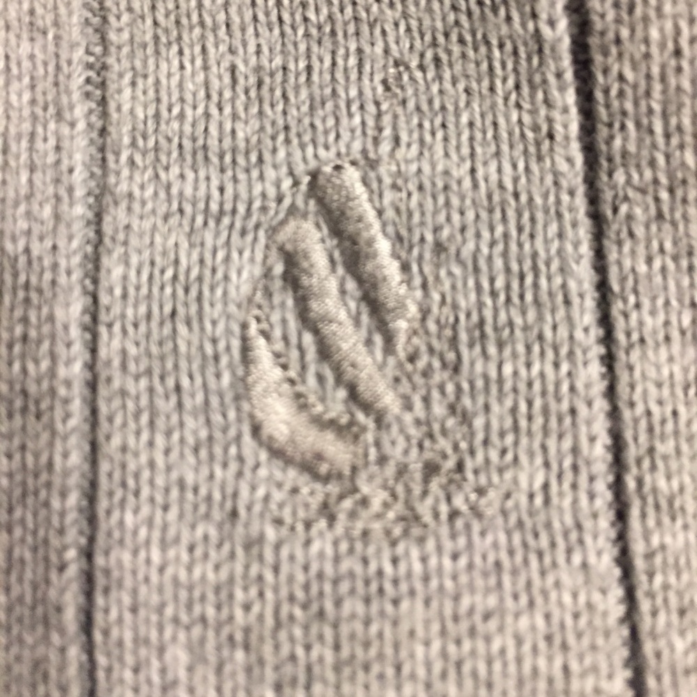 {SOLD} Nautica Vintage 90s Mens Gray Sweater Large - Picture 3 of 7